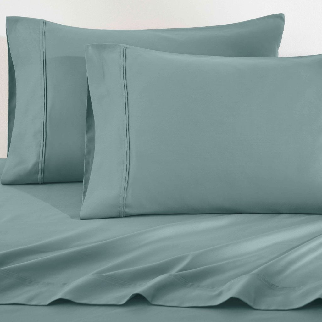 Luxury 1200 Thread Count Egyptian Cotton Deep Pocket Bed Sheet Set - Queen Size, Soft & Breathable for Ultimate Comfort - Perfect for Master Bedroom, Guest Room & Hotel Use
