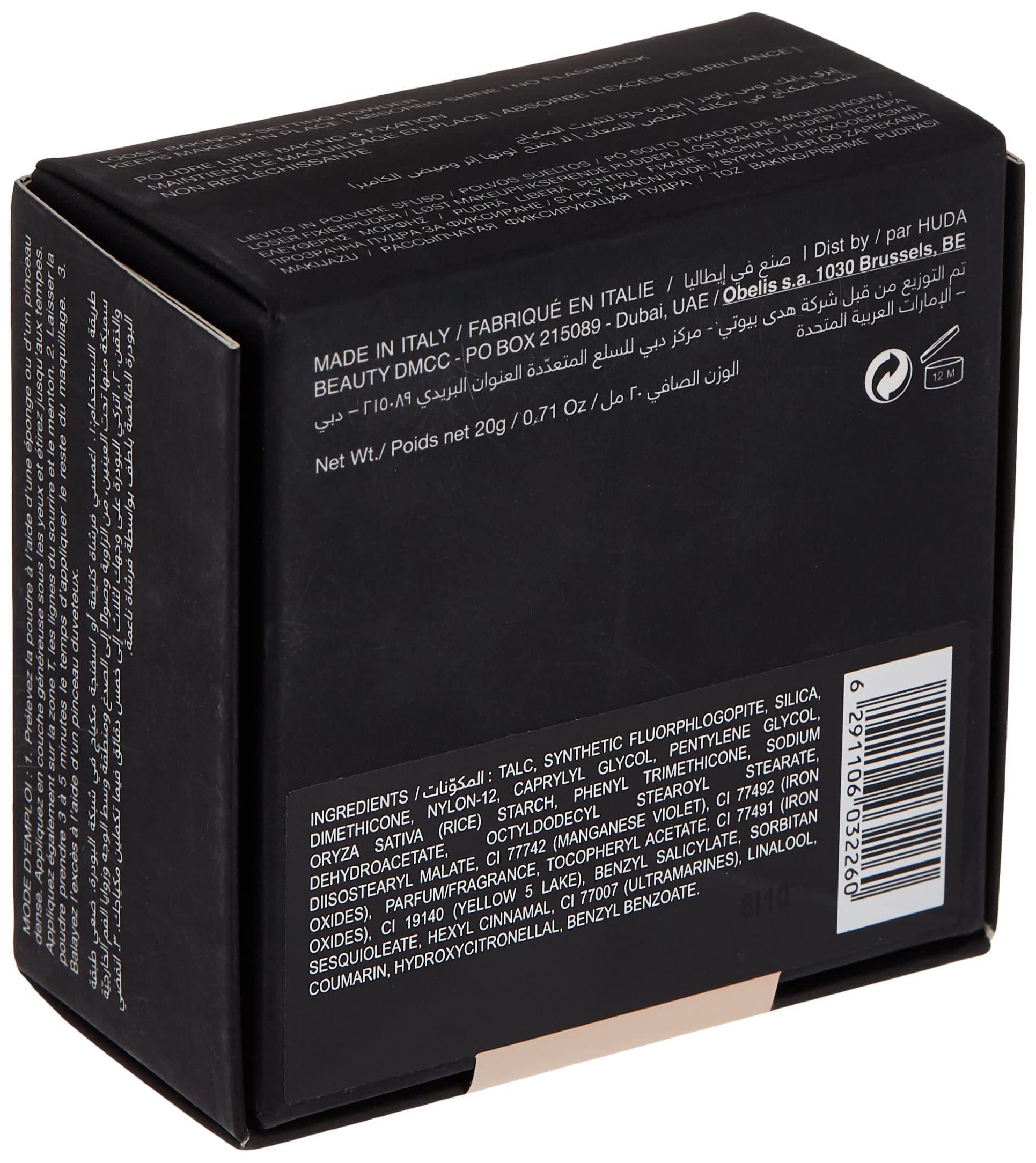 HUDA BEAUTY Easy Bake Loose Baking & Setting Powder - Translucent Makeup Finishing Powder for Flawless Matte Look | Perfect for Baking, Contouring & Oil Control (Cupcake) | Ideal for Daily Makeup & Special Occasions