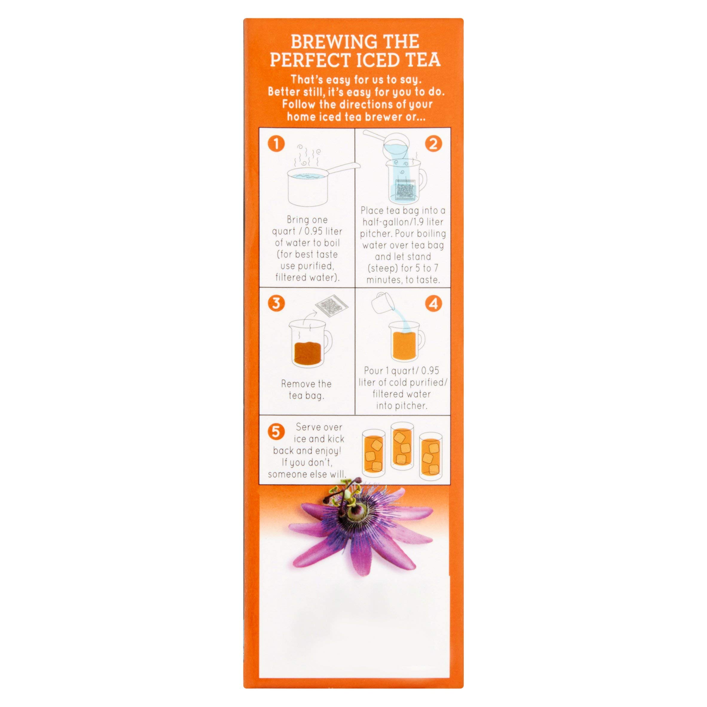 China Mist Passion Fruit Black Tea Bags for Iced Tea - 3 Pack | Premium Loose Leaf Tea Alternative | Perfect for Summer Refreshment, Office Break & Home Relaxation