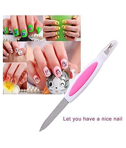 Professional MAPPERZ Nail Filer & Cuticle Cutter Set - 2 Pack Multifunctional Manicure Kit for Women | Perfect for Home Nail Care & Salon Use