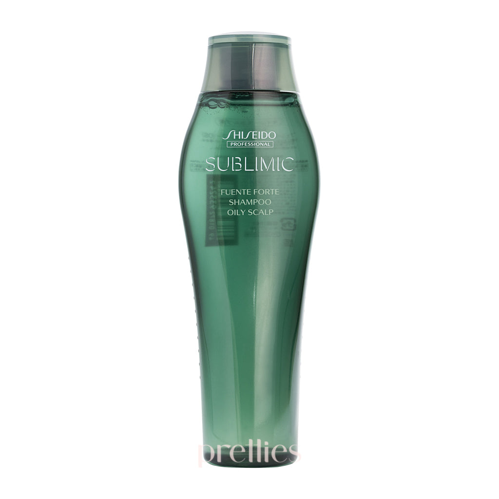 Shiseido SUBLIMIC Fuente Forte Shampoo for Oily Scalp - Green Tea Formula, 8.4 fl oz (250ml) - Deep Cleansing & Oil Control for Healthy Hair - Perfect for Daily Use & Scalp Care