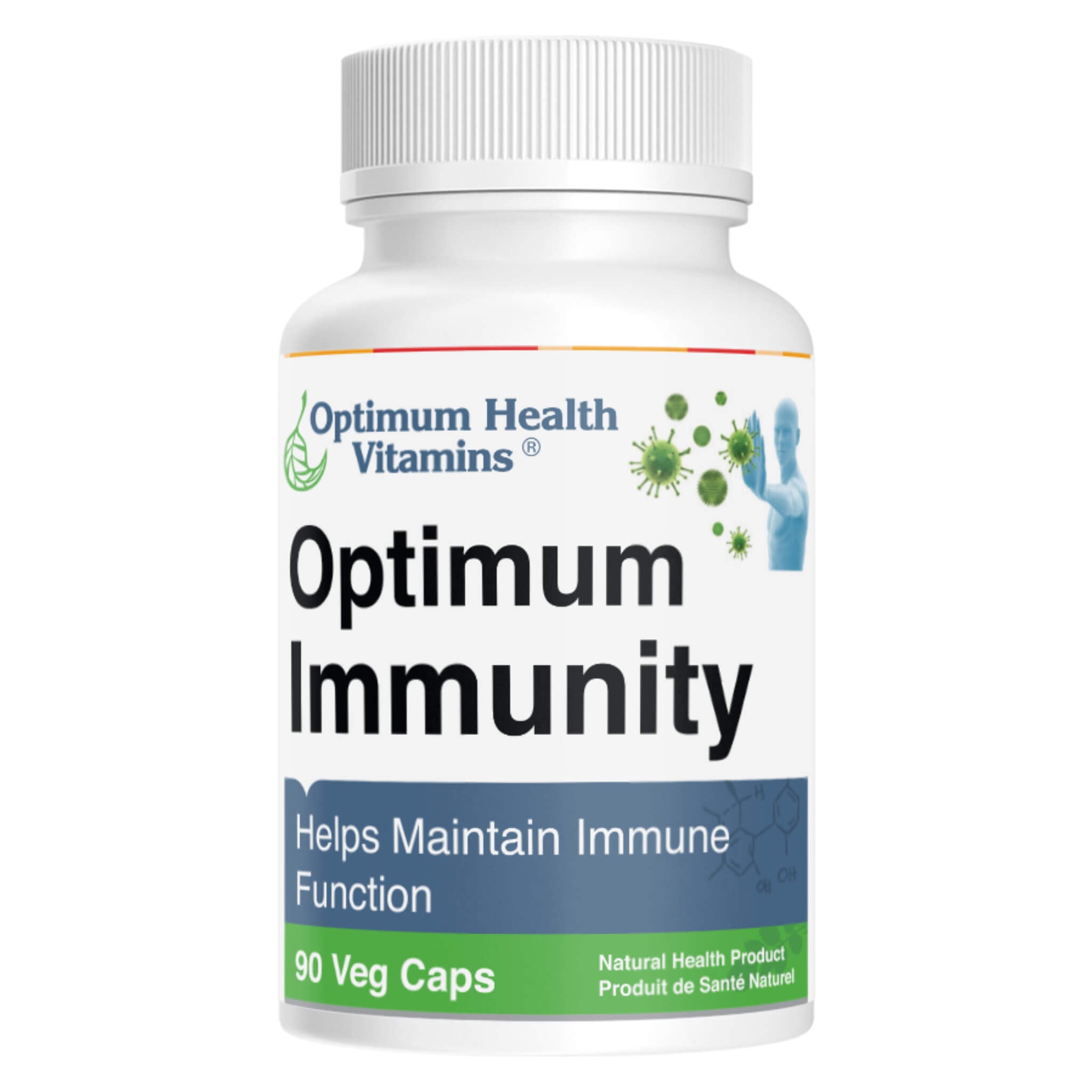 Optimum Immunity Booster Supplement - Natural Immune Support with Vitamins C, D & Zinc - Boost Your Immune System for Cold & Flu Season - Perfect for Daily Wellness & Travel Protection