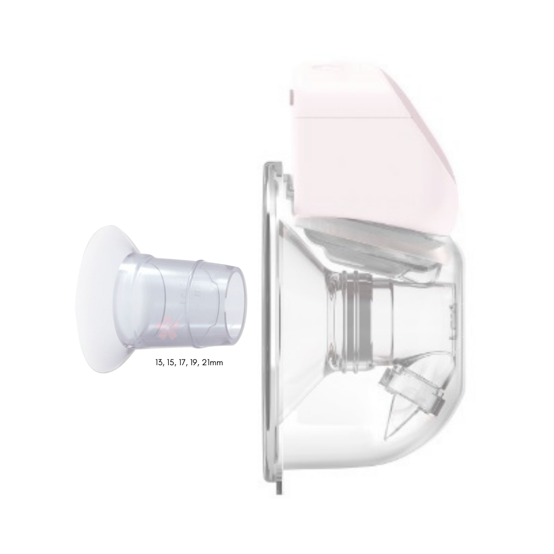Baby Express 15mm Silicone Flange Insert (00800) - Perfect for Breast Pump Comfort & Secure Fit - Ideal for Nursing Moms at Home or Travel