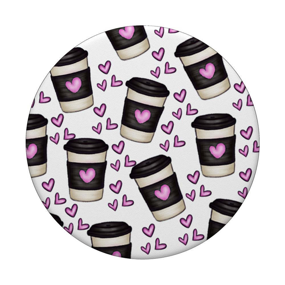 Coffee Lover PopSockets PopGrip - Swappable Phone Grip & Stand for iPhone, Samsung, Tablets | Perfect for Selfies, Videos, and Hands-Free Use