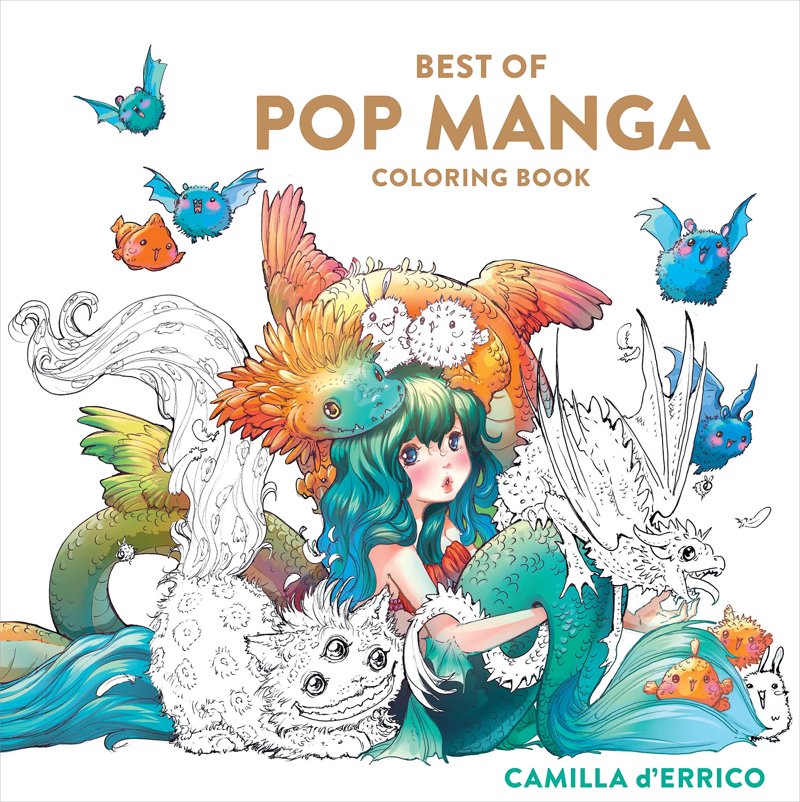 Best Pop Manga Coloring Book for Adults - Relaxing Japanese Anime Art Therapy with 50+ Unique Designs | Perfect for Stress Relief, Gift Giving & Creative Hobbies
