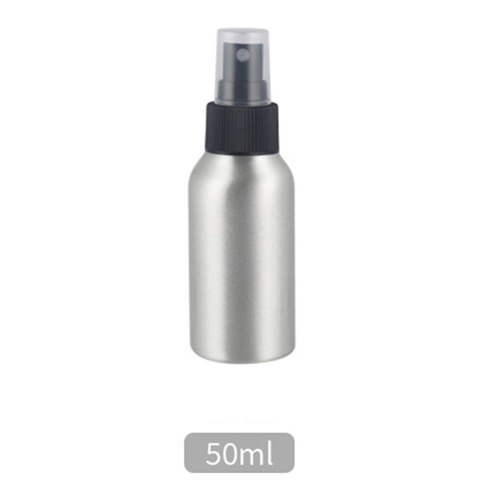 Guoshang 50ml Portable Aluminum Mist Spray Bottle - Refillable Travel Size for Toiletries, Cosmetics & Essential Oils | Perfect for Skincare, Hair Care & Aromatherapy on the Go