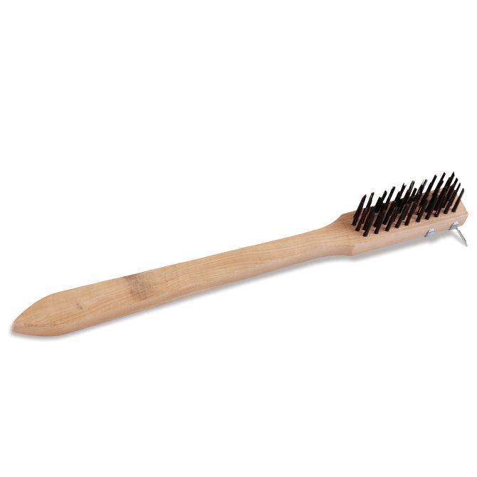 Best Grill Brush with Carbon Steel Bristles - Heavy Duty BBQ Cleaning Tool for Grates, Griddles & Smokers - Perfect for Outdoor Cooking & Backyard BBQs