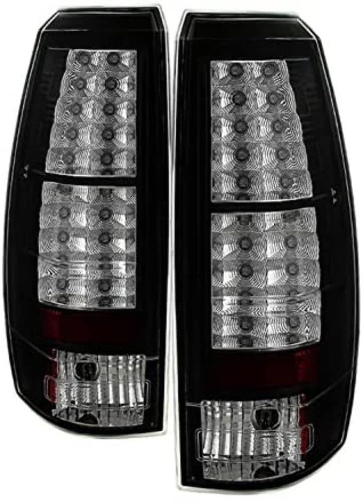 Spyder Auto 5032461 LED Tail Lights Black/Clear - High-Performance Brake Lights for Trucks & SUVs