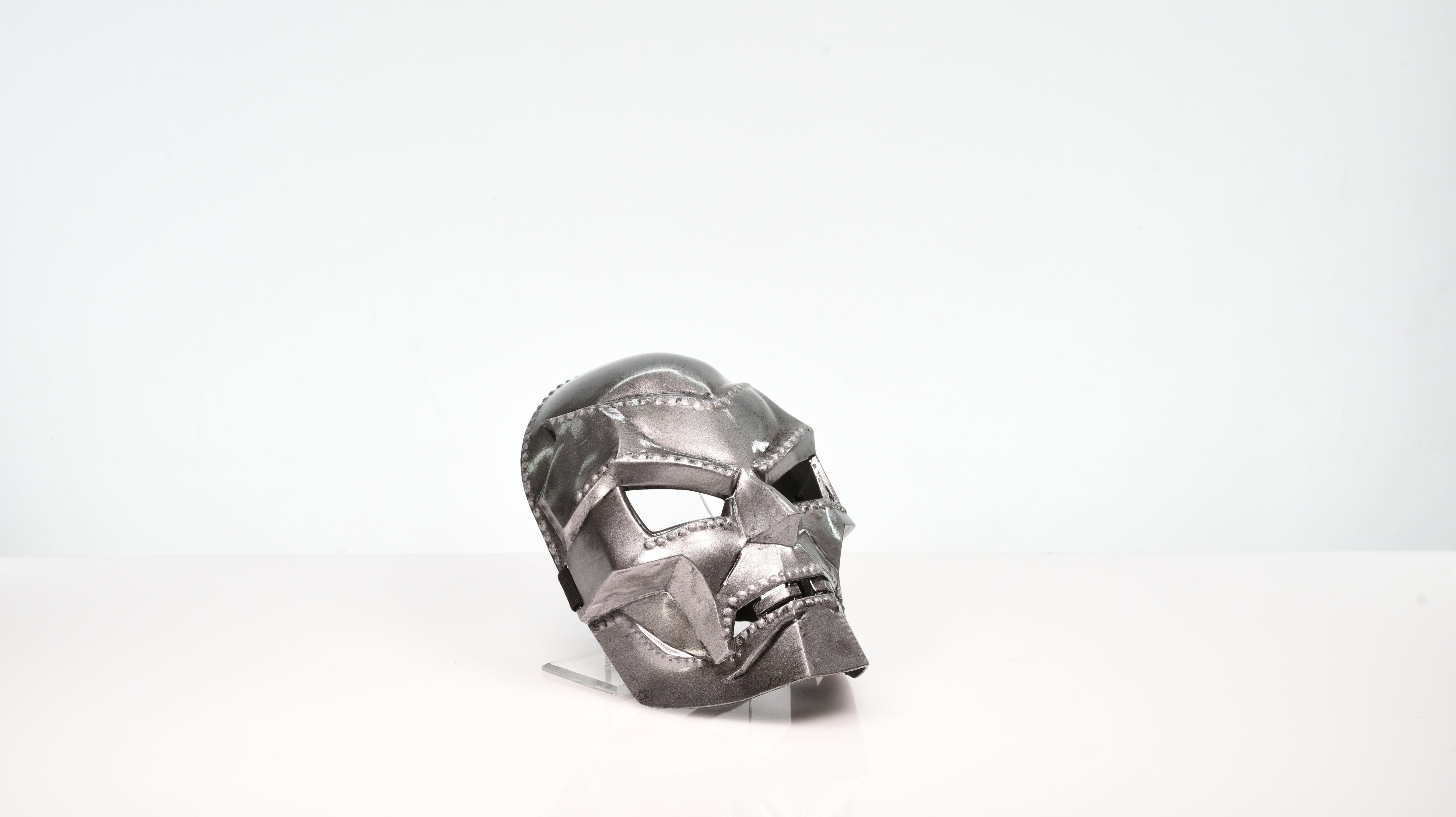 Doom Fully Adjustable Cosplay Doctor's Face Mask - Halloween Costume Replica for Horror Fans & Themed Parties - Perfect for Cosplay, Halloween, Horror Conventions & Movie Screenings