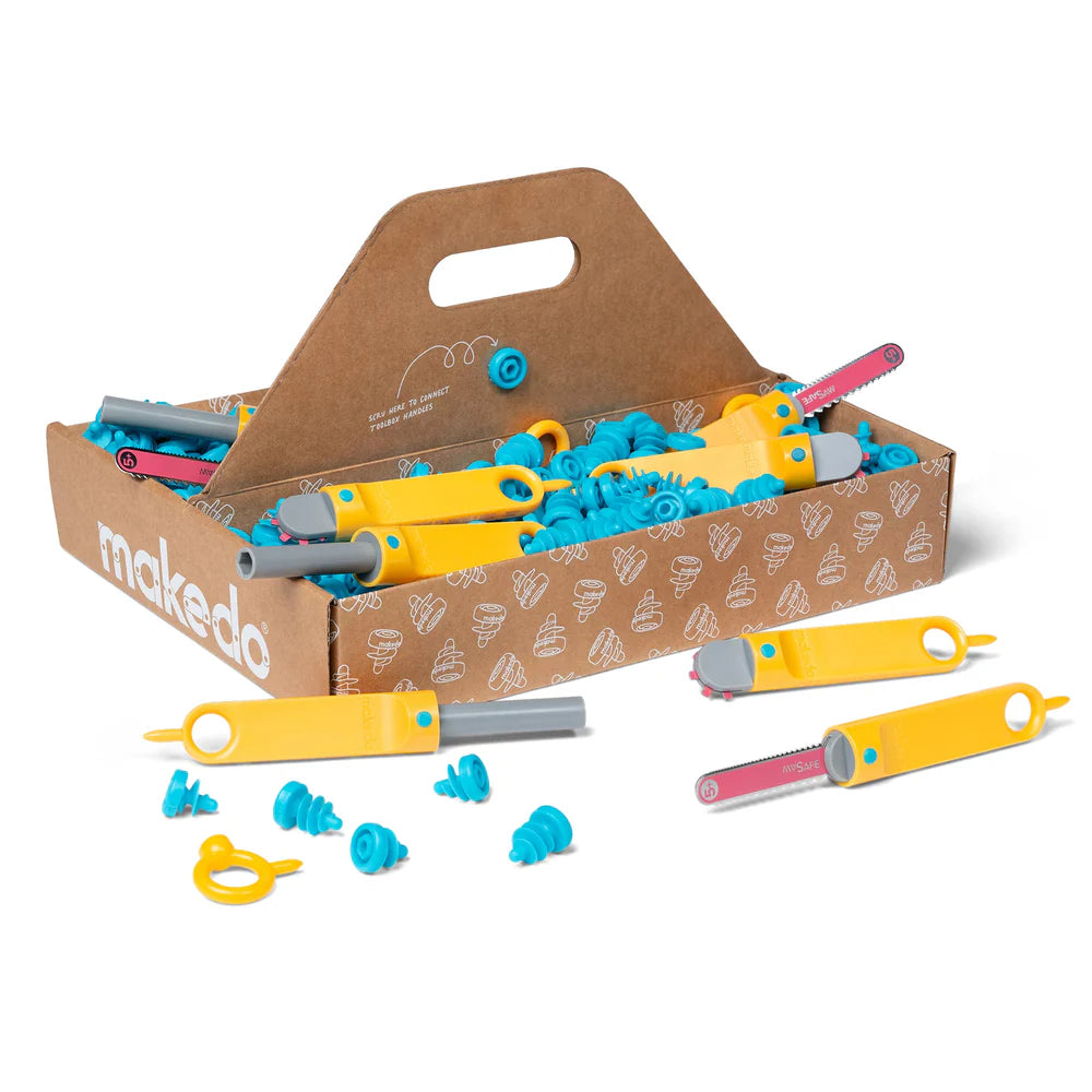 Makedo Create - Kids DIY Cardboard Construction Kit for Creative Play | STEM Learning Toy for Building & Imagination | Perfect for Home, Classroom & Playroom Activities