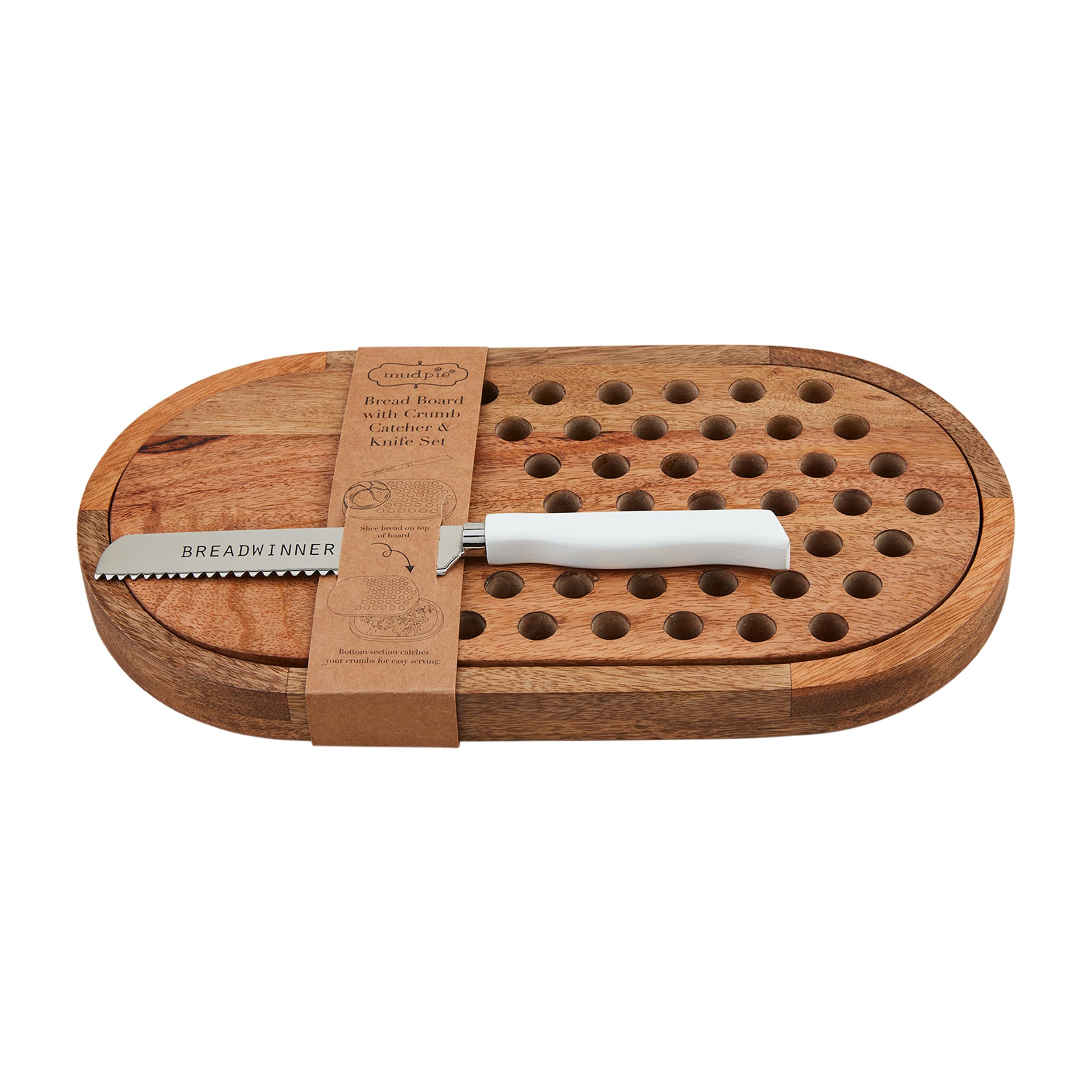 Mud Pie Bread Serving Set with 7