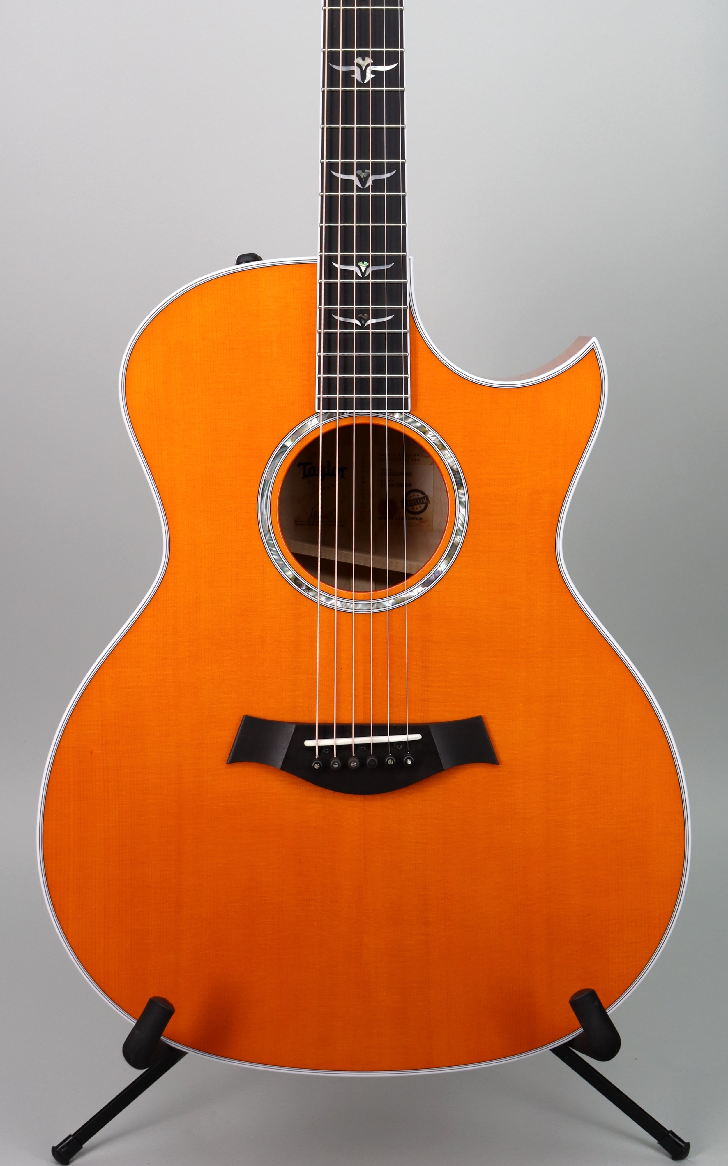 Taylor Custom NAMM 2025 Special C14ce B5029 Acoustic Guitar - Grand Auditorium Body with Sitka Spruce Top & Figured Big Leaf Maple Back/Sides | Perfect for Stage Performances, Studio Recording and Professional Musicians