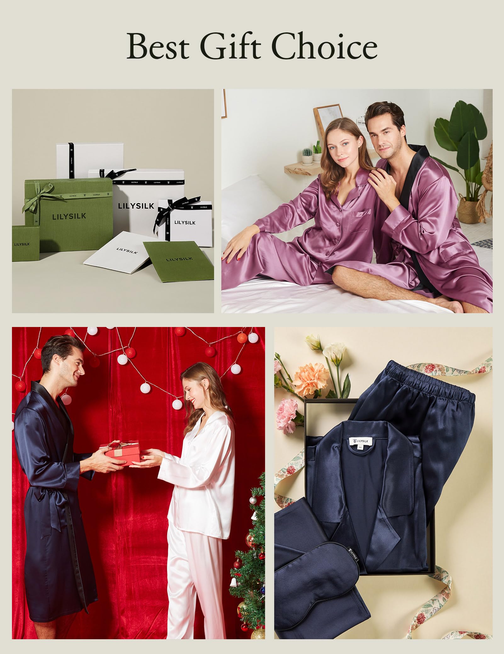 Luxury 100% Mulberry Silk Pajamas for Women - 22 Momme Pure Long Sleeve Full Length Silk Nightwear | Perfect for Relaxation, Bridal Shower Gifts & Spa Retreats