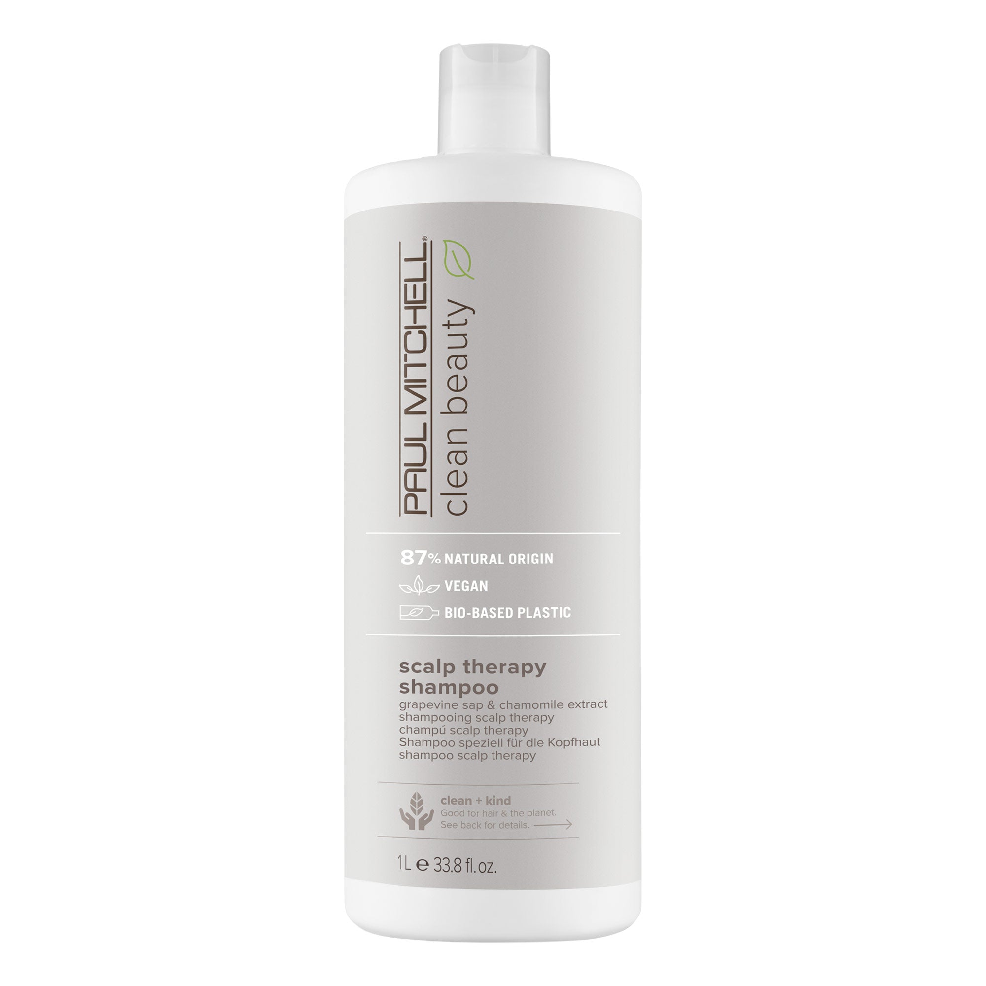Clean Beauty Scalp Therapy Shampoo for Dry, Itchy Scalp - Sulfate-Free & Natural Ingredients for Healthy Hair - Perfect for Daily Use & Sensitive Scalp Care