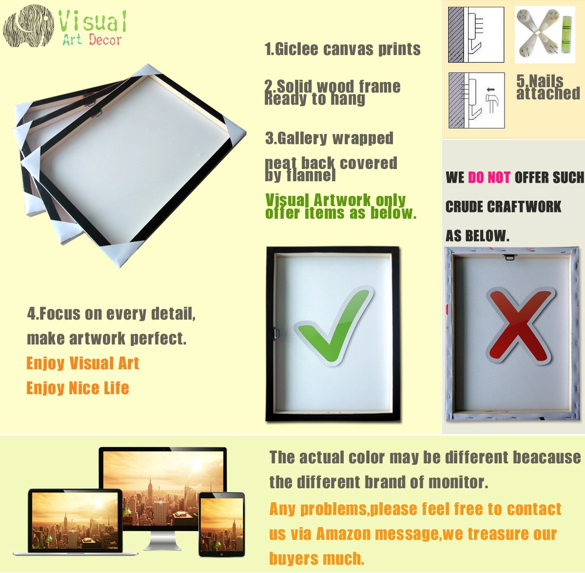 4-Piece Retro Left & Right Brain Canvas Wall Art Set - Motivational Science Education Prints for Office & Home Decor - Ready to Hang Gallery-Worthy Modern Posters (16x24 inch) - Perfect for Classrooms, Study Rooms & Creative Workspaces