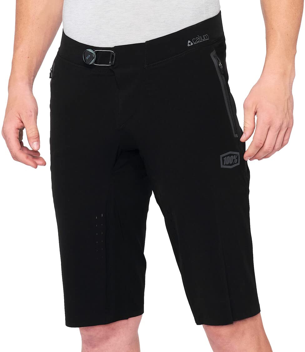 100% Celium Mountain Biking Shorts - Durable & Breathable All-Mountain Cycling Apparel for Men & Women | Perfect for Trail Riding, Downhill & Enduro Adventures