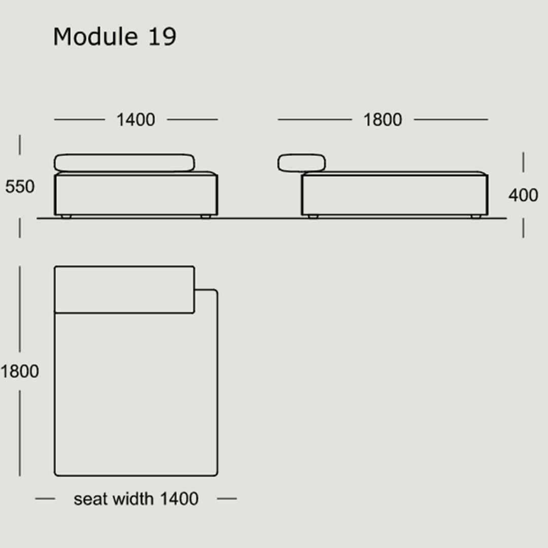 Modular Cinder Block Sofa Set - 16 & 23 Piece Configurable Sectional for Modern Living Room, Outdoor Patio & Lounge Spaces