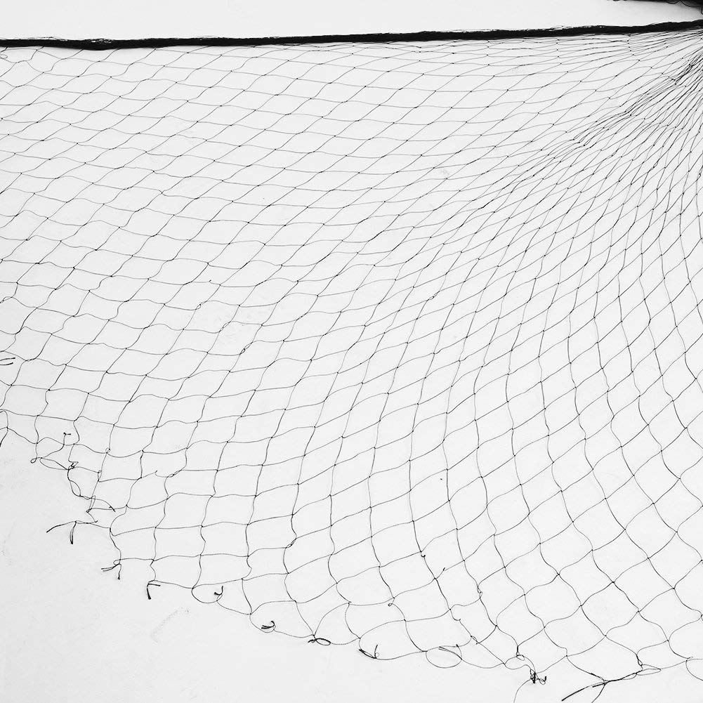 50 x 100FT Anti Bird Netting - Heavy Duty Nylon Garden Mesh for Fruit Trees, Poultry, Aviary & Chicken Coops - 1.96inch Black Mesh (Perfect for Protecting Gardens, Orchards and Backyard Poultry)