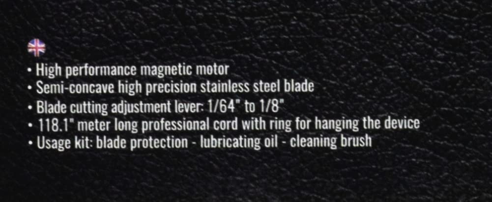 GA.MA ITALY PROFESSIONAL Absolute Fade Hair Clippers for Barbers - Professional Cordless Hair Trimmer with Titanium Blades for Men's Haircut & Beard Grooming at Home or Salon