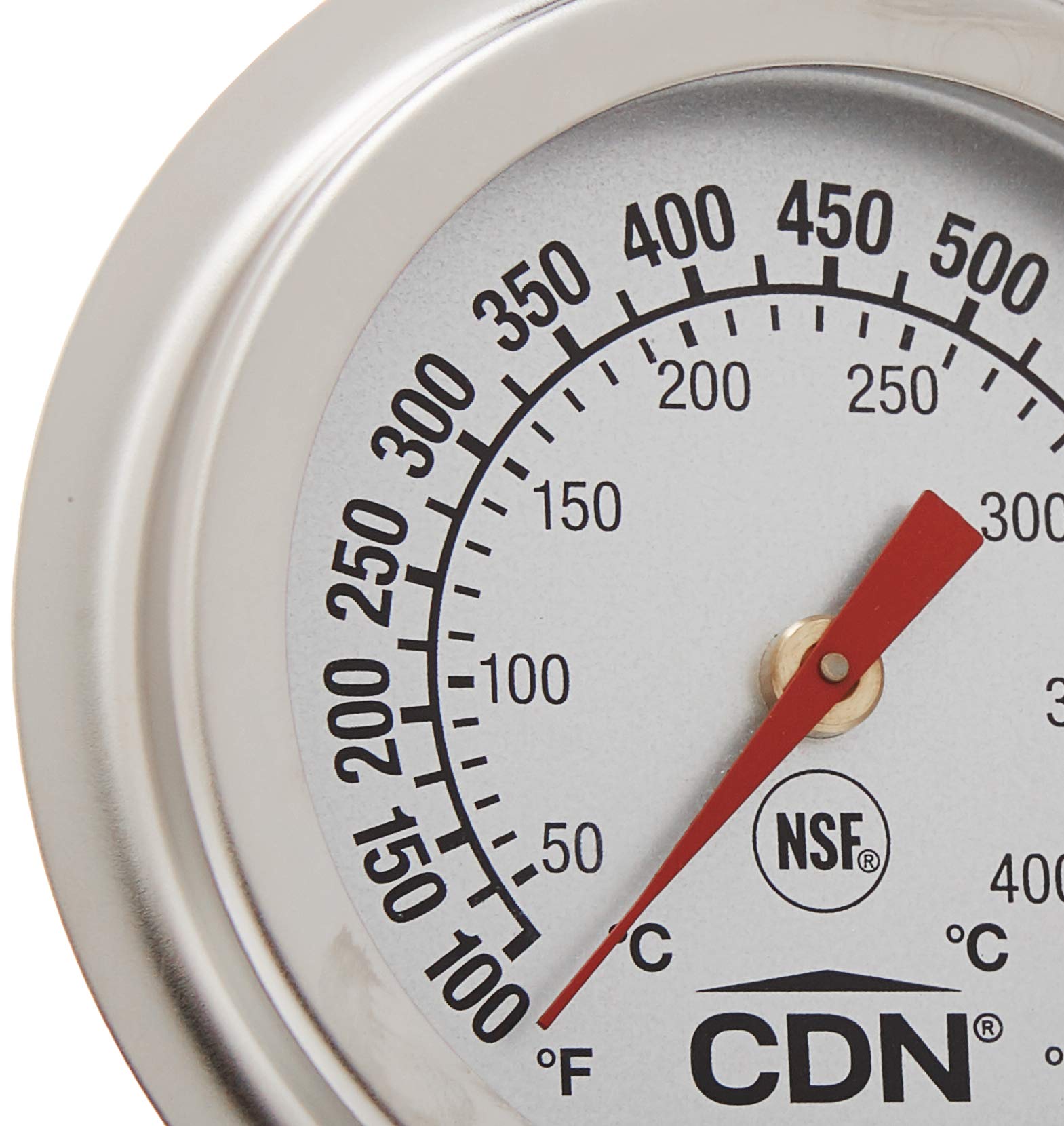 CDN POT750X Pro Accurate High Heat Oven Thermometer - Silver - Perfect for Baking, Roasting, and Grilling - Digital Cooking Thermometer for Kitchen, BBQ, and Outdoor Use