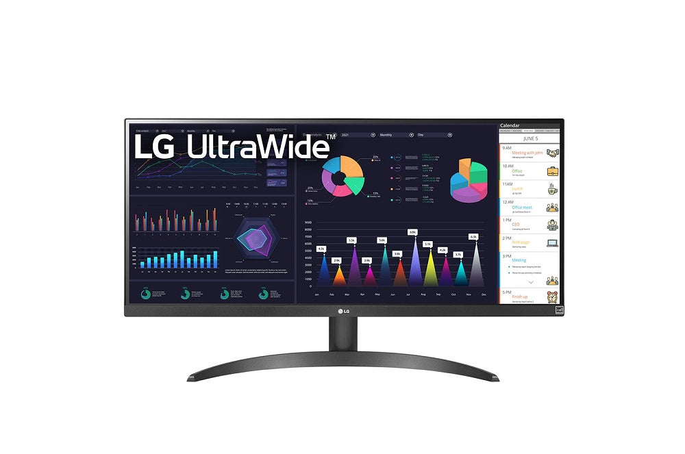 LG 29WQ500-B 29-Inch UltraWide Full HD IPS Monitor - Computer Screen for Home Office, Gaming & Productivity | 21:9 Aspect Ratio | HDR10 | AMD FreeSync