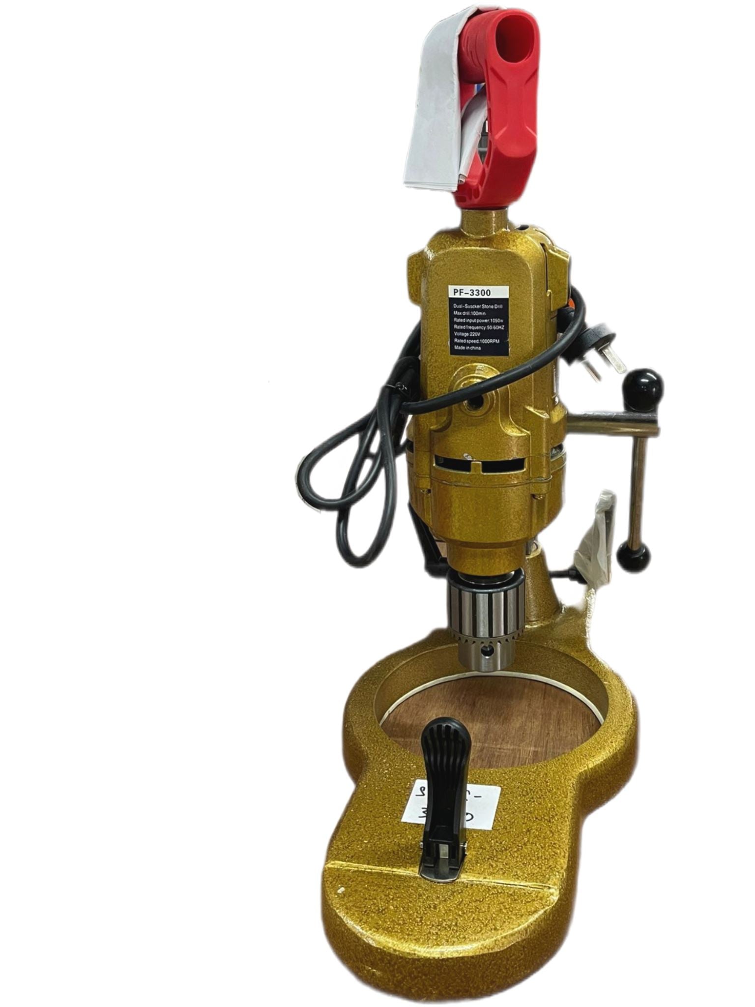 Aiko 220V 1050W Marble Suction Stone Drill - Model SD PF 3300 | Professional Granite Cutting Tool for Countertop Installation & Stone Fabrication