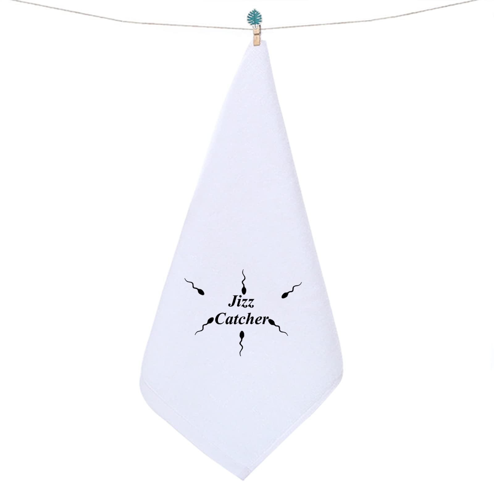 WZMPA Jizz Catcher Towel - Funny Adult Gift for Wife & Girlfriend - Perfect for Bachelorette Parties & Gag Gifts