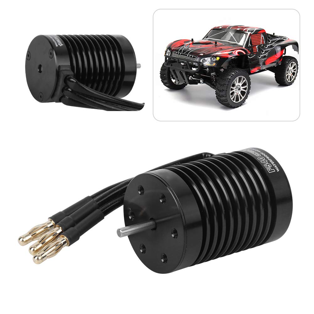 Shanrya Brushless Motor for 1/10 RC Cars - Ultra-Thin Universal Black Motor Accessory | High Performance Upgrade for RC Racing, Drifting & Off-Road Vehicles