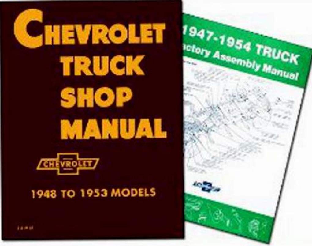 1948-1953 Chevy Truck Shop Repair Manual & 1947-1954 Truck Assembly Manual - Complete 2 Book Set for Classic Truck Restoration & Maintenance | Perfect for DIY Mechanics & Vintage Chevy Enthusiasts