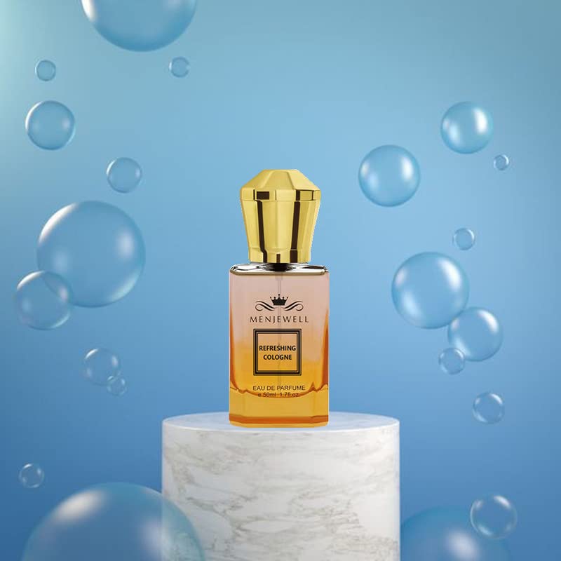 Menjewell Refreshing Cologne Perfume for Men & Women - Long Lasting Fragrance Spray | Perfect for Daily Wear, Date Nights & Special Occasions