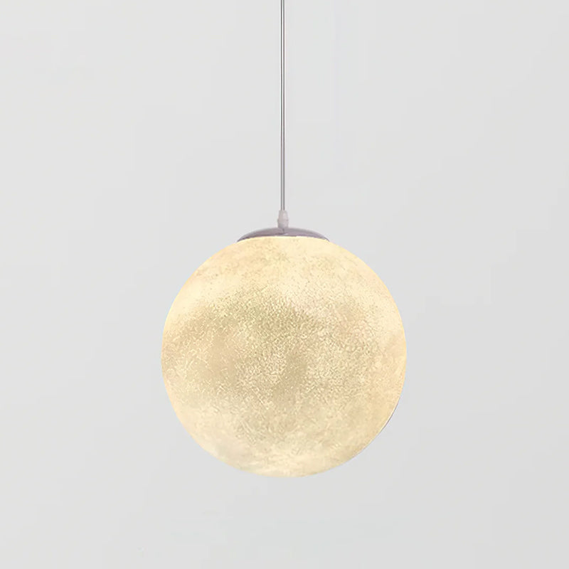 Modern Moon Pendant Lamp - Elegant Crescent Moon Ceiling Light Fixture for Bedroom, Living Room & Nursery Decor | Dimmable LED Hanging Light for Cozy Home Ambience