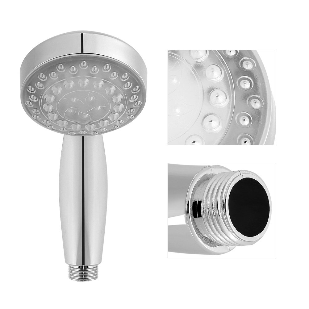 LED Shower Head with Temperature Sensor - 3 Color Changing Lights for Bathroom | Water-Saving Rainfall Showerhead for Relaxation & Spa Experience