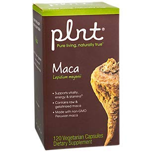 Organic Non-GMO Peruvian Maca Root Powder (Lepidium Meyenii) - 120 Vegetarian Capsules for Energy, Stamina & Vitality - Raw Gelatinized Maca Supplement for Workout Recovery, Stress Relief & Hormonal Balance
