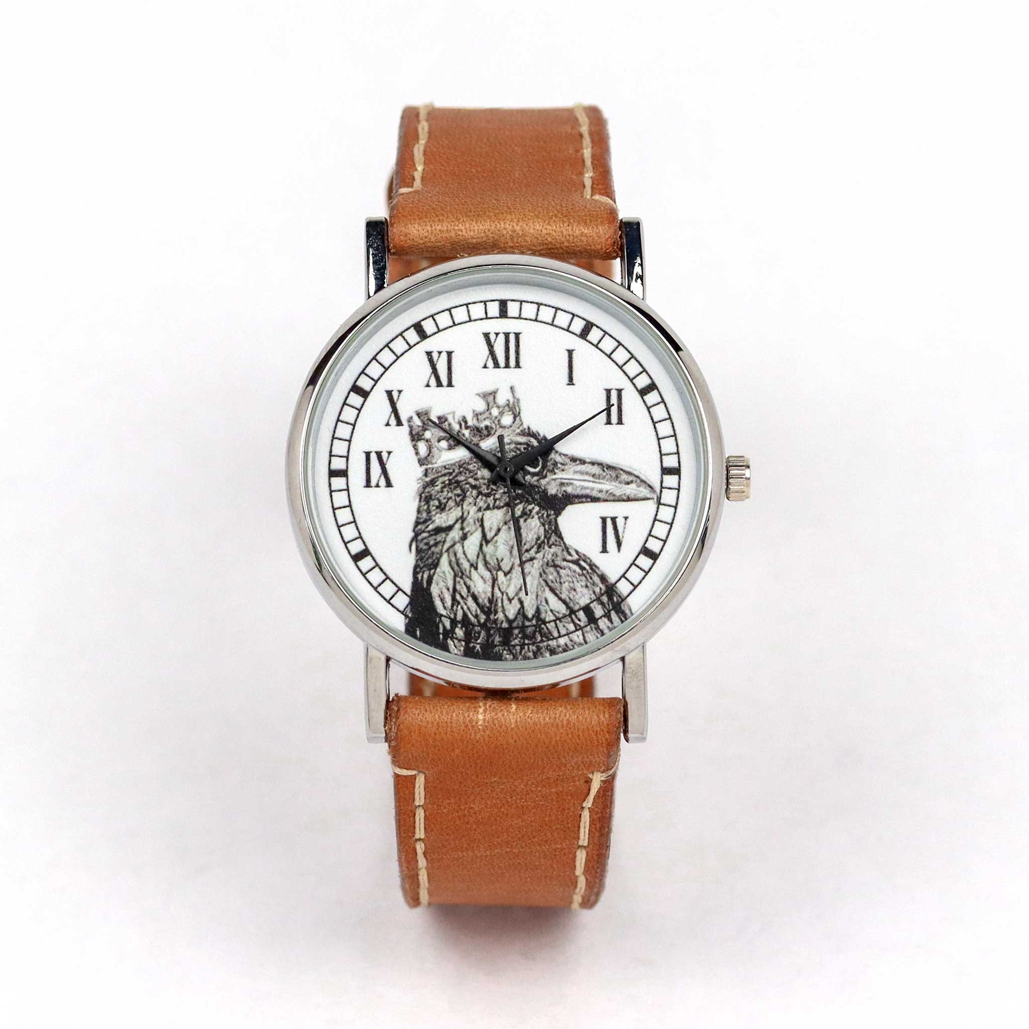 Raven King Luxury Men's Wrist Watch - Waterproof Stainless Steel Analog Quartz Watch for Business, Casual & Formal Wear | Perfect Gift for Men