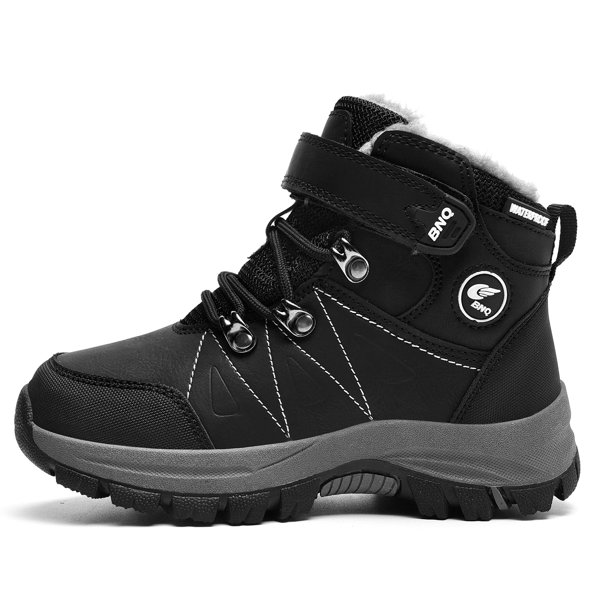 Gyeice Kids Snow Boots for Boys & Girls - Waterproof Winter Boots with Non-Slip Sole, Warm Hiking Shoes for Outdoor Activities (Toddler/Little Kid/Big Kid) - Perfect for Snow Play, Winter Walks & Cold Weather Adventures