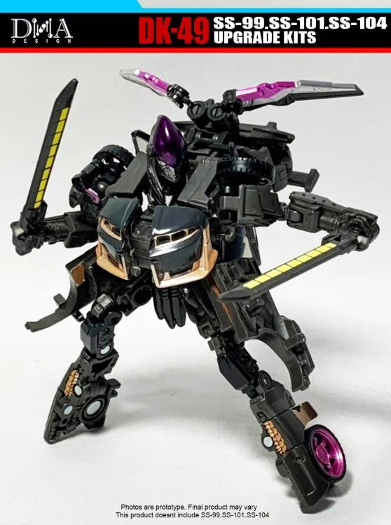 DNA Design DK 49 Upgrade Kit for SS Battletrap, Nightbird & Scourge - Transformers Toy Accessories for Enhanced Display & Customization - Perfect for Collectors & Action Figure Enthusiasts