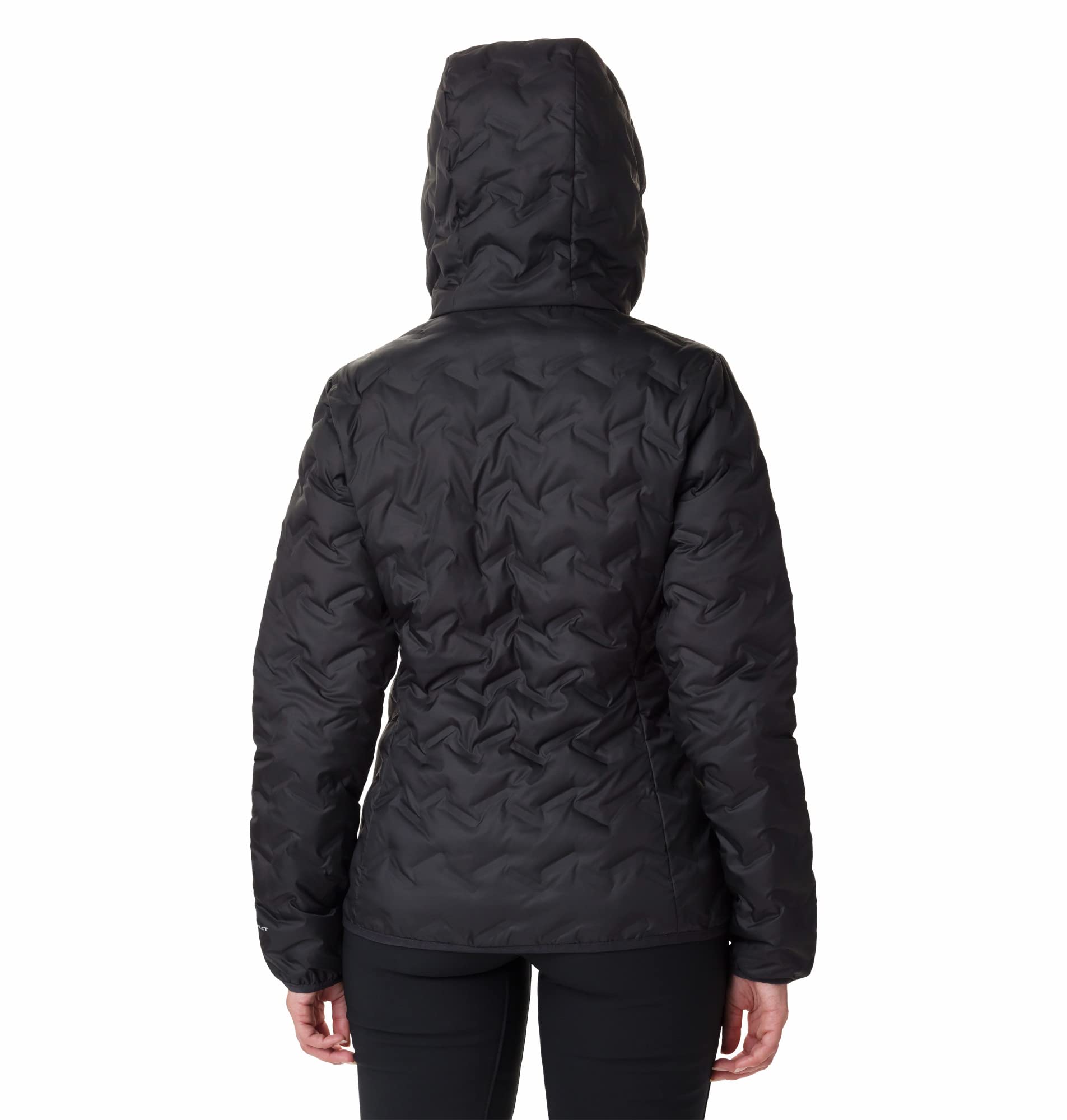Columbia Women's Delta Ridge Down Hooded Jacket - Lightweight Water-Resistant Puffer Coat for Winter, Hiking & Outdoor Activities