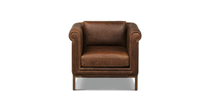 Bruges Lounge Chair - Modern Comfortable Accent Chair for Living Room, Bedroom & Office - Perfect for Relaxing, Reading & Lounging