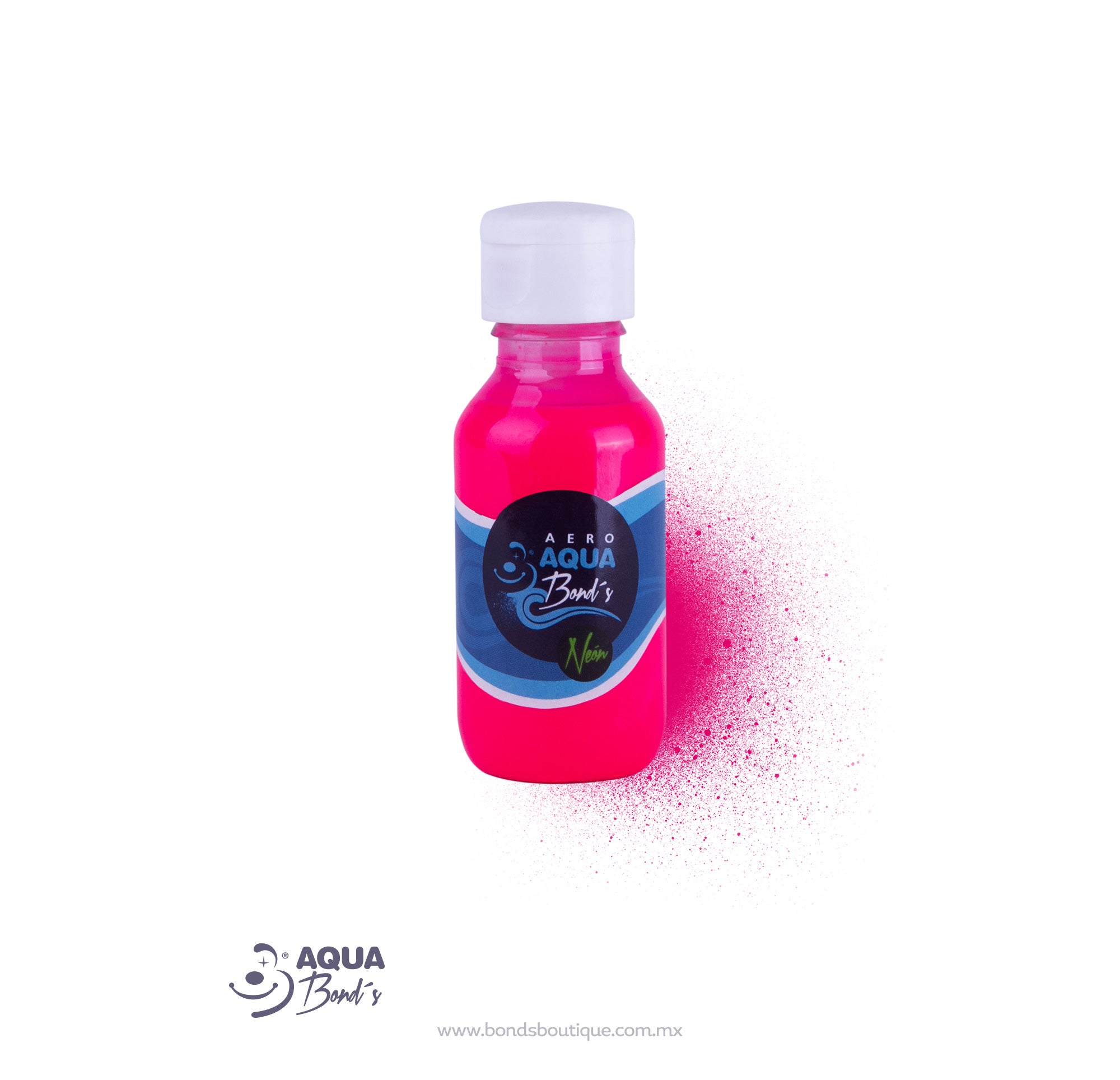 Neon Pink Aero Aqua Bonds 60ml - Waterproof Adhesive for Nails, Crafts & DIY Projects - Perfect for Nail Art, Jewelry Making & Home Decor