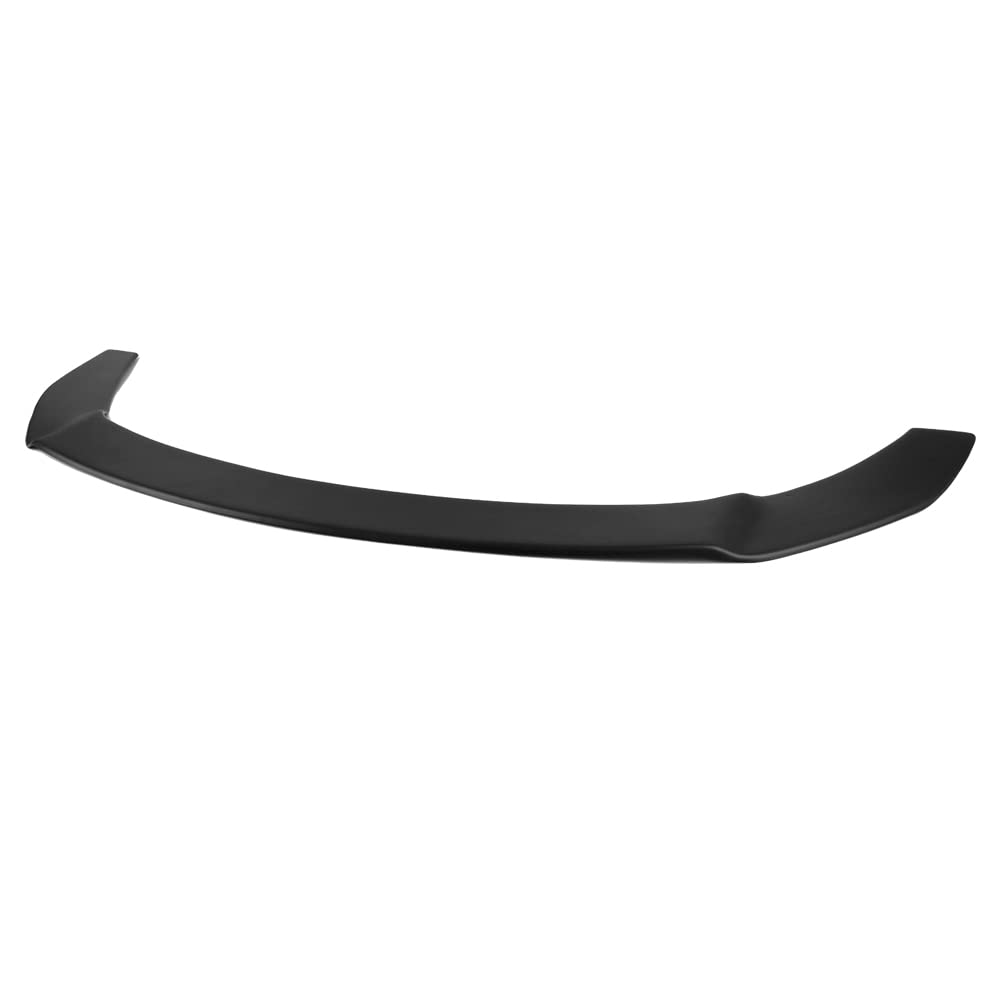 IKON MOTORSPORTS Front Splitter Lip & Rods for 2018-2019 Toyota C-HR - Matte Black Polypropylene Body Kit, Air Dam Chin Spoiler with Blue Support Rods | Aggressive Styling & Improved Aerodynamics for Street Racing & Car Shows