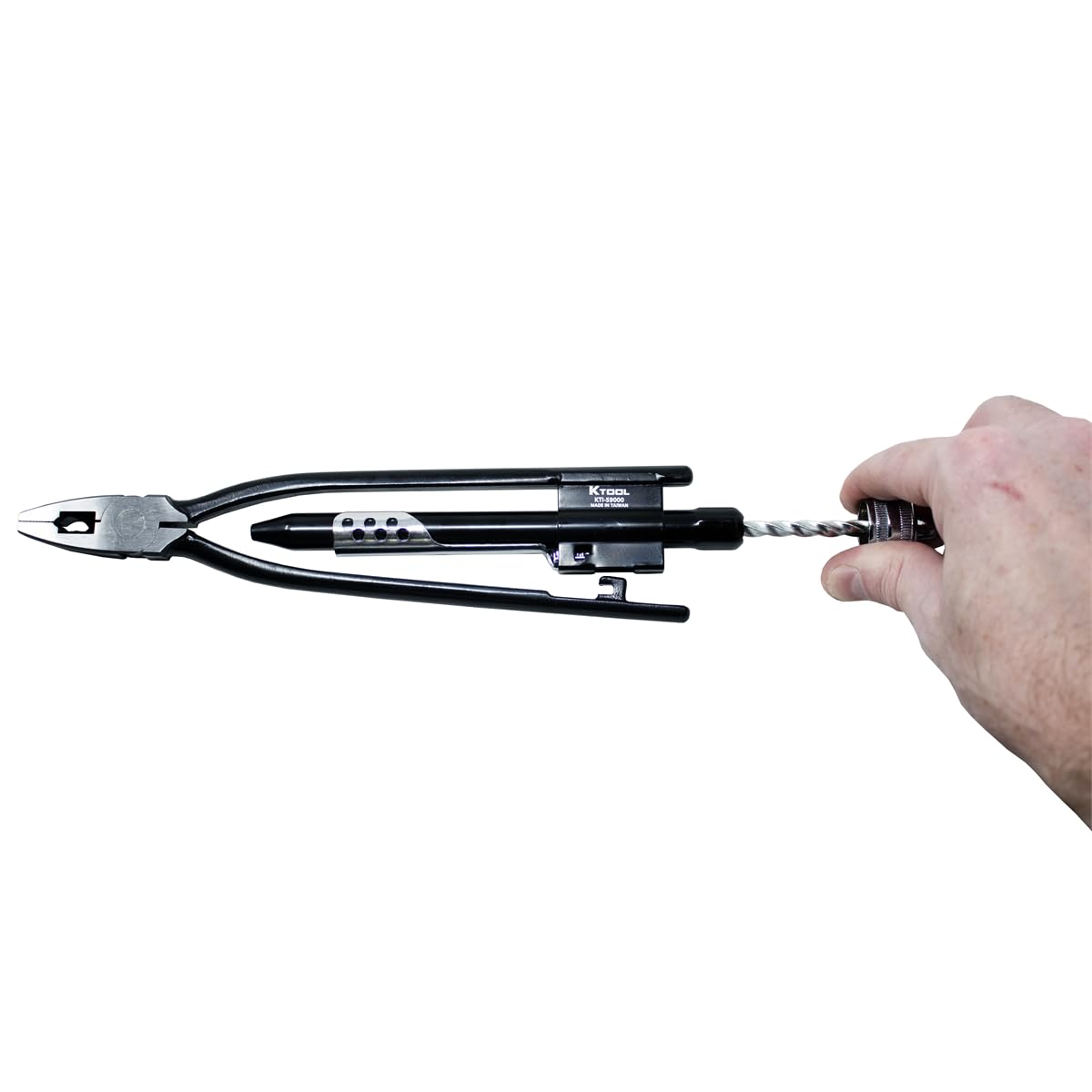 9-Inch Auto Return Wire Twister Pliers - Professional Electrical & Craft Tool for Jewelry Making, DIY Projects, and Electrical Repairs
