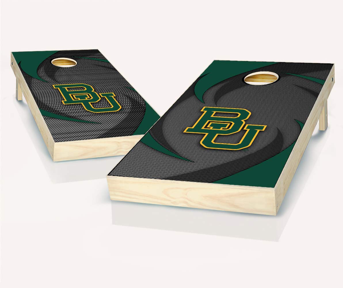 Official NCAA Swoosh Cornhole Game Set with 8 Bean Bags - Perfect for Tailgating, Backyard Parties & College Sports Events