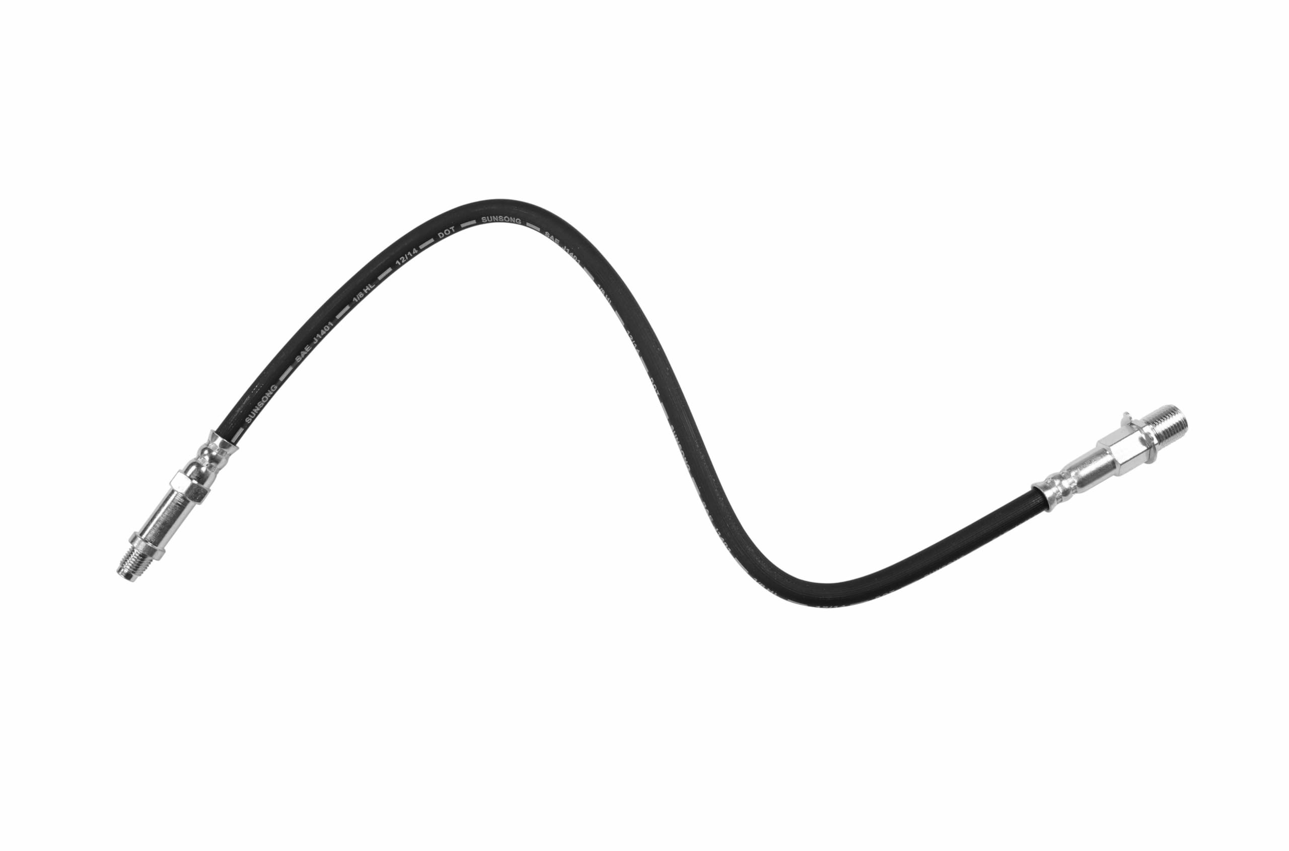 Sunsong 2203532 Brake Hydraulic Hose - High Performance Replacement Hose for Cars, Trucks & SUVs - Durable DOT-Approved Brake Line for Safe Stopping Power - Ideal for Off-Roading, Towing & Daily Commuting