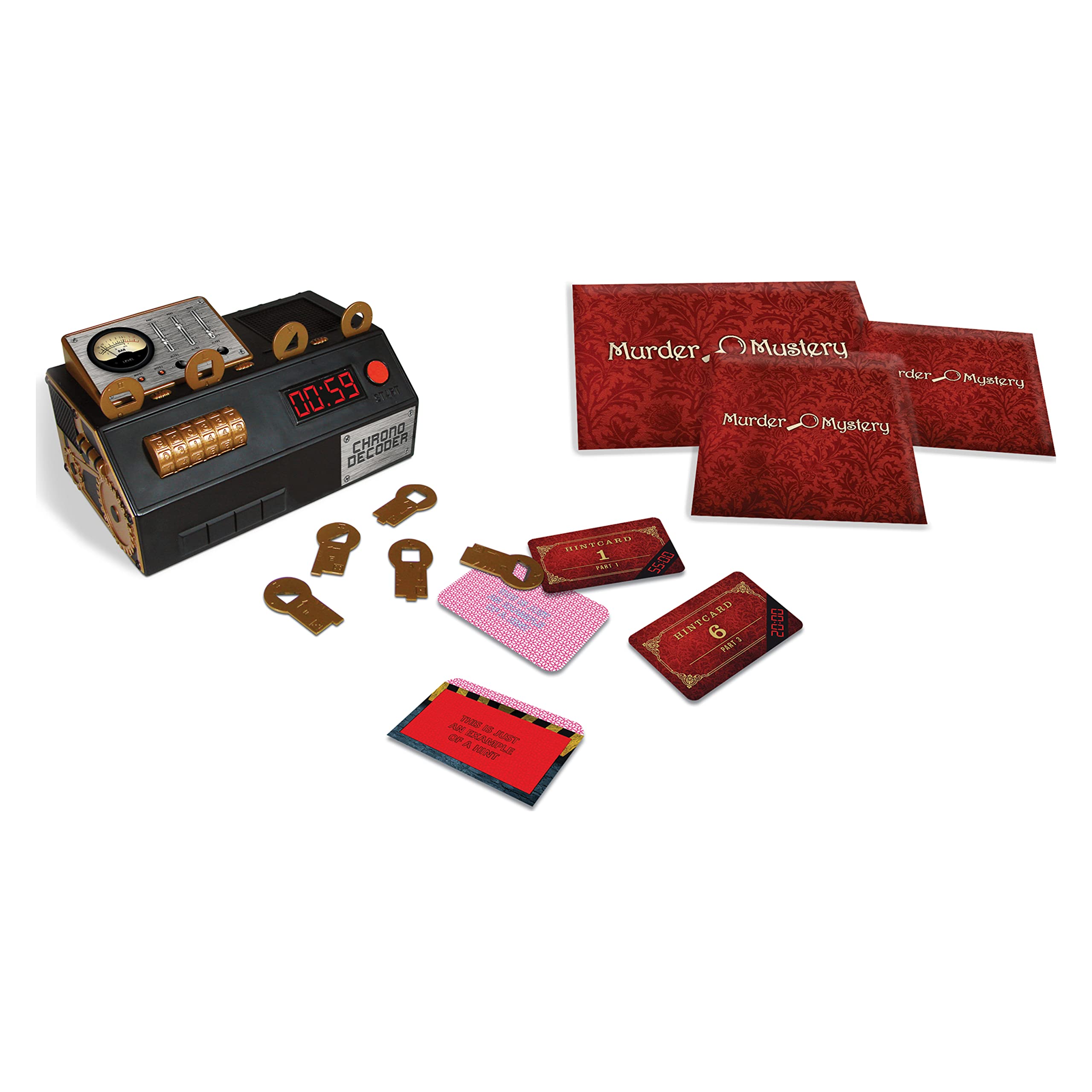 Spin Master Games - Escape Room Expansion Pack - Murder Mystery Game - Family Board Game for Adults & Teens - Perfect for Game Nights & Parties