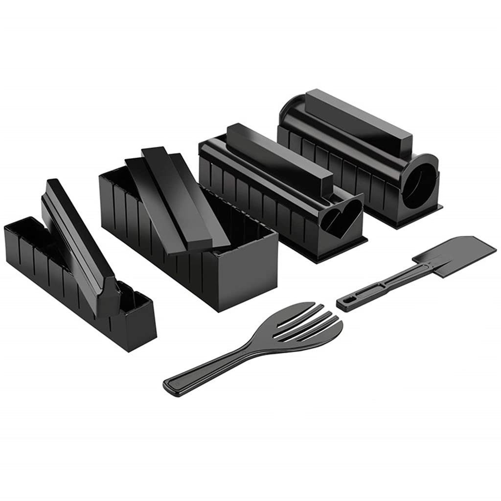 10-Piece DIY Sushi Making Kit - Sushi Roller Mold, Rice Press & Cooking Tools Set for Homemade Sushi | Perfect for Sushi Parties, Japanese Cuisine & Family Cooking