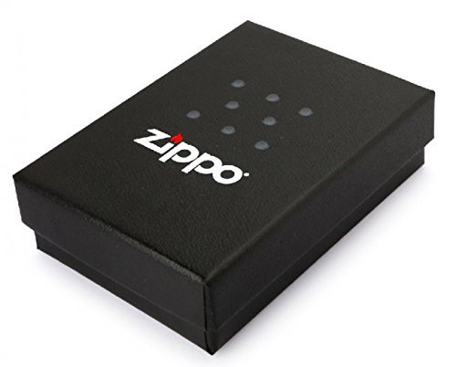 Zippo Lighter with Crossed Revolver Guns Design - Satin Chrome Finish 81133 | Perfect for Collectors, Outdoor Enthusiasts & Gift Giving