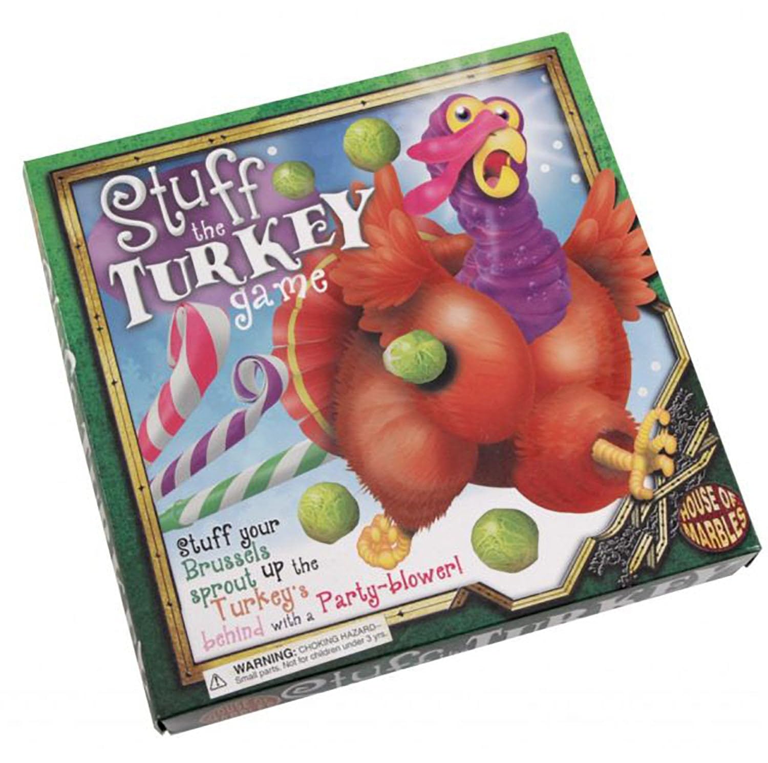 House Of Marbles Holiday Game - Stuff The Turkey | Fun Family Christmas Party Game for Kids & Adults | Perfect for Thanksgiving & Christmas Gatherings