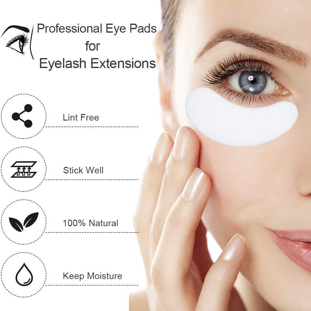 110 Pairs Under Eye Gel Pads - Hydrogel Lash Patches for Eyelash Extensions, Soothing & Cooling Eye Treatment - Perfect for Salon Professionals & At-Home Lash Care
