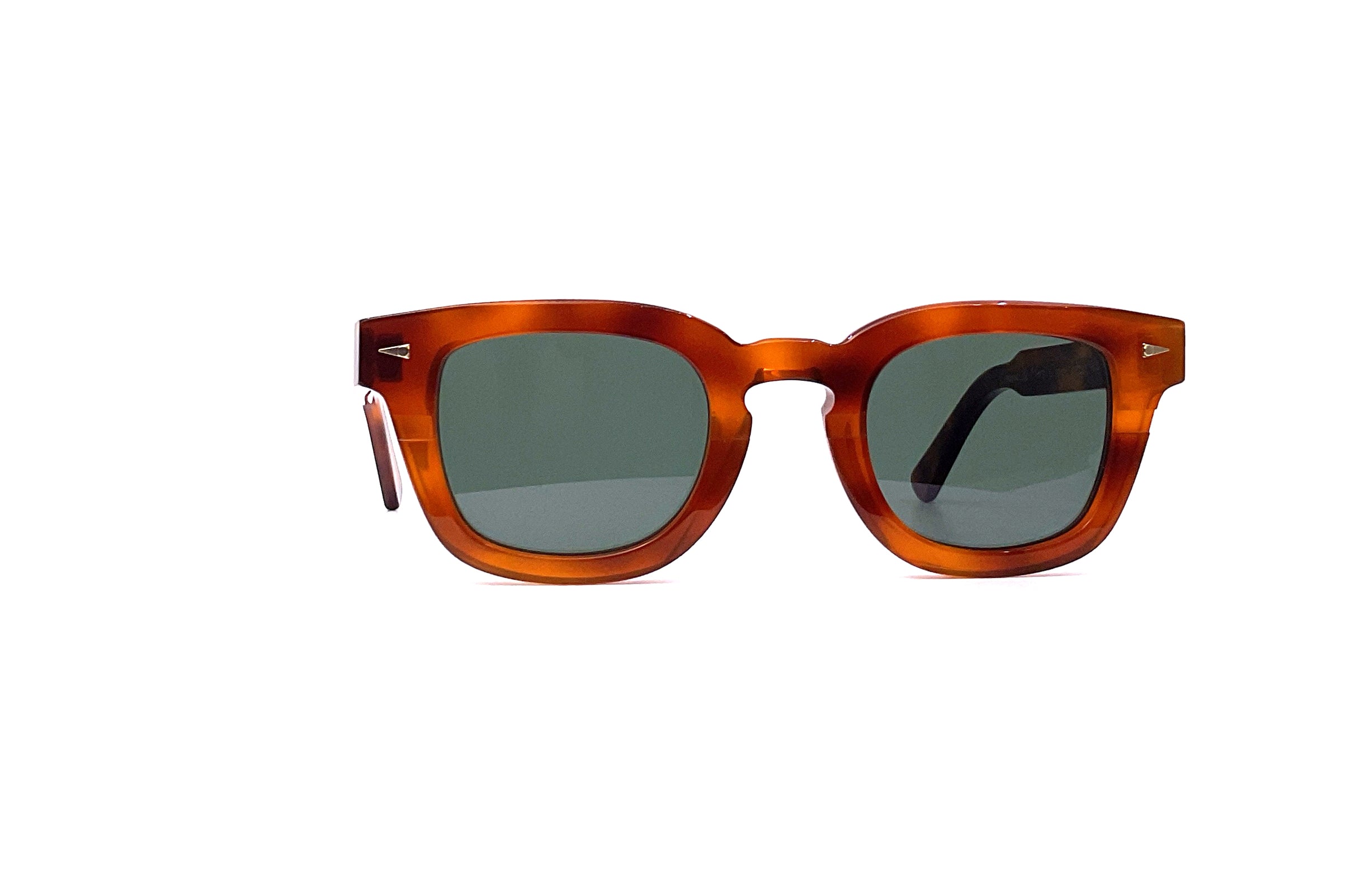 Ahlem Champ de Mars Sun (Orange Turtle) Sunglasses - UV Protection, Polarized Lenses for Men & Women - Perfect for Beach, Driving & Outdoor Activities