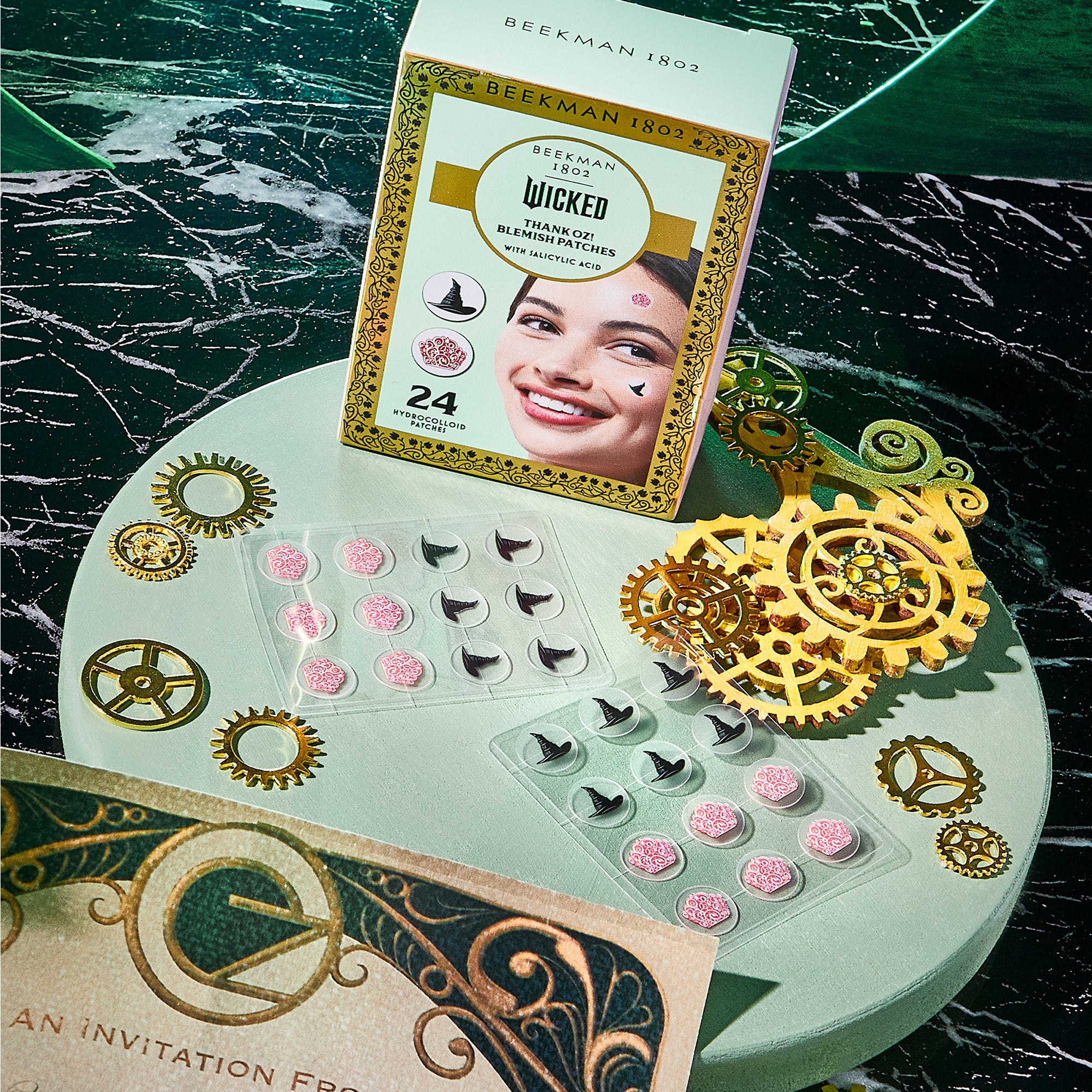 Beekman 1802 x Wicked Thank Oz! Blemish Patches - Acne Spot Treatment for Clear Skin | Perfect for Travel & Daily Skincare Routine